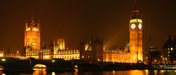 Landmarks at Night from Western Europe